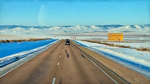 Закрыта дорога из за голольда!!! Добрался до #Улан-Удэ!!!