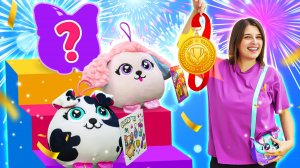 Игры для детей. Щенки Glam Buddies готовятся к дог-шоу! Видео для детей про игрушки.