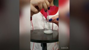 Взаємодія СаО з водою. Реакція сполучення