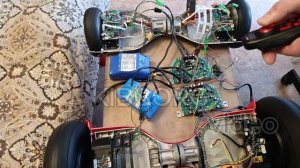 №89 Для радиоуправляемого наземного дрона 4WD. Прошивка платы гироскутера. Демо к заказу для В.