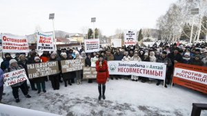 МИТИНГ В СОЛОНЕШЕНСКОМ РАЙОНЕ.