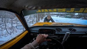 ЗИМНИЙ ДРИФТ НА ВАЗ 2102 ОТ 1 И 3 ЛИЦА