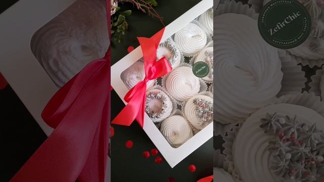 Новогодний набор из зефира