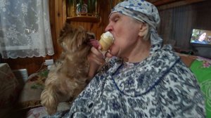 ВЛОГ Мороженое / Женька и мама отжигают  / Надо поддержать Любашу  27 апреля 2020 г.