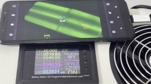 Тест Li-ion аккумуляторной батареи формата 6s2p на элементах EVE 21700 под нагрузкой 40А