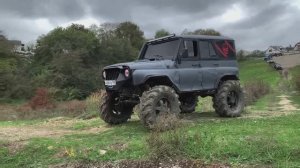 #SKrdOffroad Монстры на бездорожье: Cherokee Unimog, УАЗы с V8, V6 и турбо, DEFENDER с мостами VOLVO