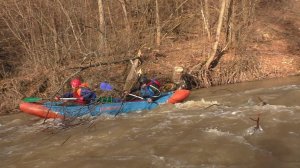 Паводковый сплав по р. Крушма 18 марта 2017