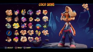 Crash Bandicoot 4: It's About Time - All Crash/Coco Skins