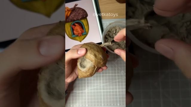 МК «Бельчонок»  Часть 1, елочная игрушка из папье-маше своими руками.