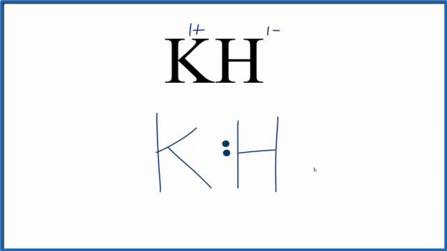 How to Draw the Lewis Dot Structure for KH: Potassium hydride смотреть онлайн