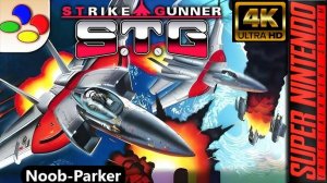 Strike Gunner S.T.G. SNES 4K ретро аркада.