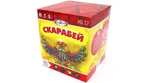 Фейерверк МБ57 Скарабей 36 залпов, калибр 1"