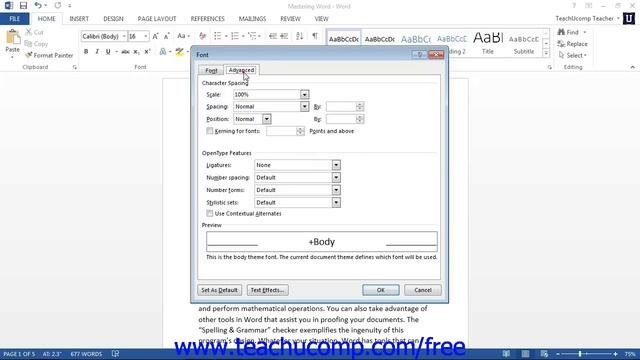 Word 2013 Tutorial The Font Dialog Box Microsoft Training Lesson 5.2 смотреть онлайн