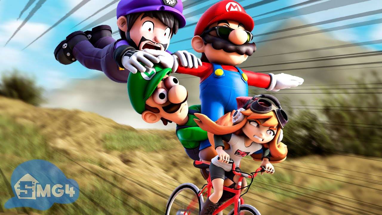[Сериал SMG4] Mario's Bike Trip