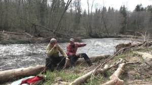 река Ока Тверская 22 апреля 2023 от Пожни до Полибино