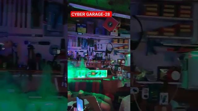 CYBER GARAGE-28 DIY LEDS RGB MUSIC AUTO SOUND новая светомузыка в гараже адресная светодиодная лента