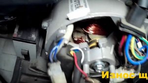 Проверка щёточного узла генератора Huter DY8000LX. Checking the contact Huter DY8000LX generator.