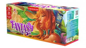 Фейерверк JF C20/25/30-78/02 Фэнтези 78 залпов, калибр 0,8"; 1"; 1,2