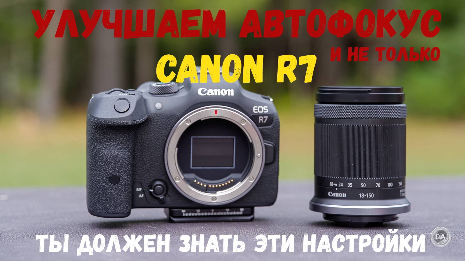 Настройка Canon R7 для улучшения скорости работы и автофокуса