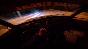 НОЧНОЙ ЗИМНИЙ ДРИФТ НА БОЛЬШИХ ХОДАХ | ВАЗ 2102
