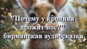 Почему у кролика дрожит нос — бирманская аудиосказка