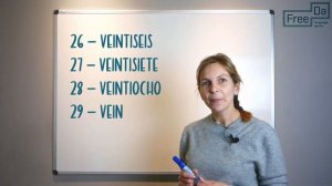 Los números en español - Цифры на испаснком