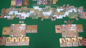 505 Следы предков I Играем в настольную игру. Footprints board game.