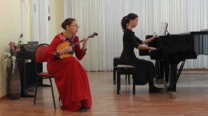 М.Балакирев "Экспромт". Анастасия Чекменева (домра), Елизавета Фёдорова (фортепиано).