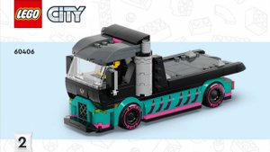 LEGO. Лего . грузовик автовоз. LEGO City 60406
