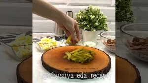 Мясной салатик! Идеальное сочетание!!!