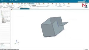 Преобразование 3D модели в листовое тело в приложении "Листовой металл" NX CAD