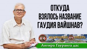 Откуда взялось название Гаудия вайшнав?