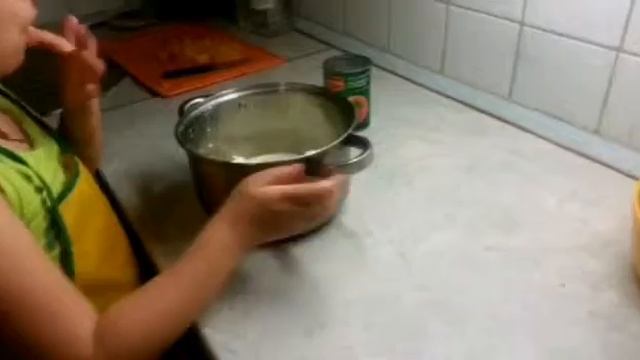 Творожно-персиковый пирог