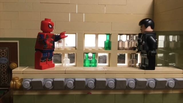 LEGO Spider-Man vs Sand-Man (stop motion)