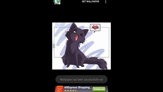 Как делают обои кошка анима смотреть онлайн
