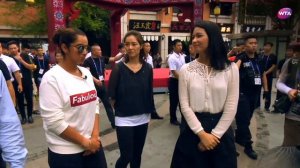 Sania Mirza and Li Na take a tour of Wuhan