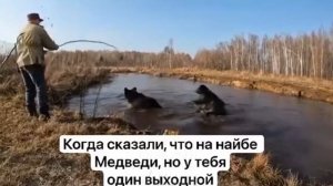 ЛОВИМ РЫБУ С МЕДВЕДЕМ