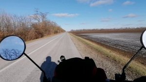 Краснодарский край. Зимой на электровелосипеде.