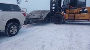 Тойота Тундра (Toyota Tundra) с прицепом