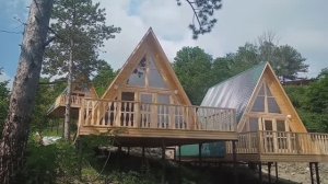 Домики для базы отдыха. Гизель-Дере.