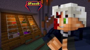 ДОМ В ГОРЕ #2faced #twofaced #двуликий #minecraft #майнкрафт (ФУЛЛ)