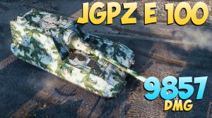 Jg.Pz. E 100 - 4 Фрагов 9.8K Урона - Затягивает! - Мир Танков