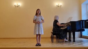 В. А. Моцарт русский текст Я. Серпина "Цветы"
