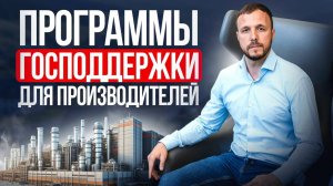 Производственный бизнес: как получить помощь от государства?