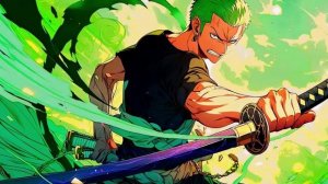 Зоро с Катаной | Zoro’s Signature Katana Kick | One Piece - Живые Обои