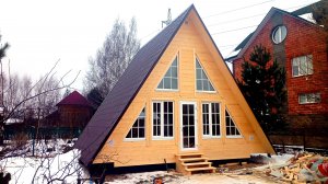 Дом-баня-шалаш обзор строительства