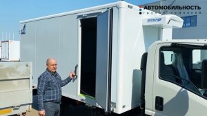 ISUZU ELF 3.5 (NMR85H) - Изотермический фургон с рефрижератором Terrafrigo S40P и боковой дверью