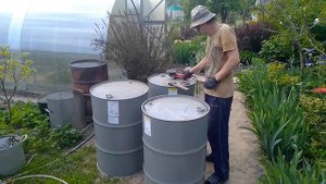 Открываем бочку болгаркой быстро... DIY!