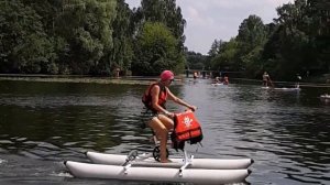 Новинка - сайкл классы на воде. Водные велосипеды.