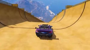 Вызов С Автомобилями Супер Героев Локи Ман Паук На Мега Рампе